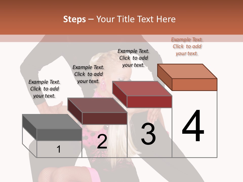 Performance Pair Dancer PowerPoint Template