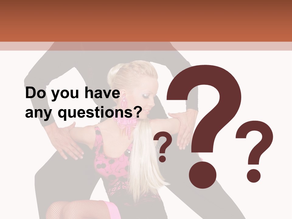 Performance Pair Dancer PowerPoint Template