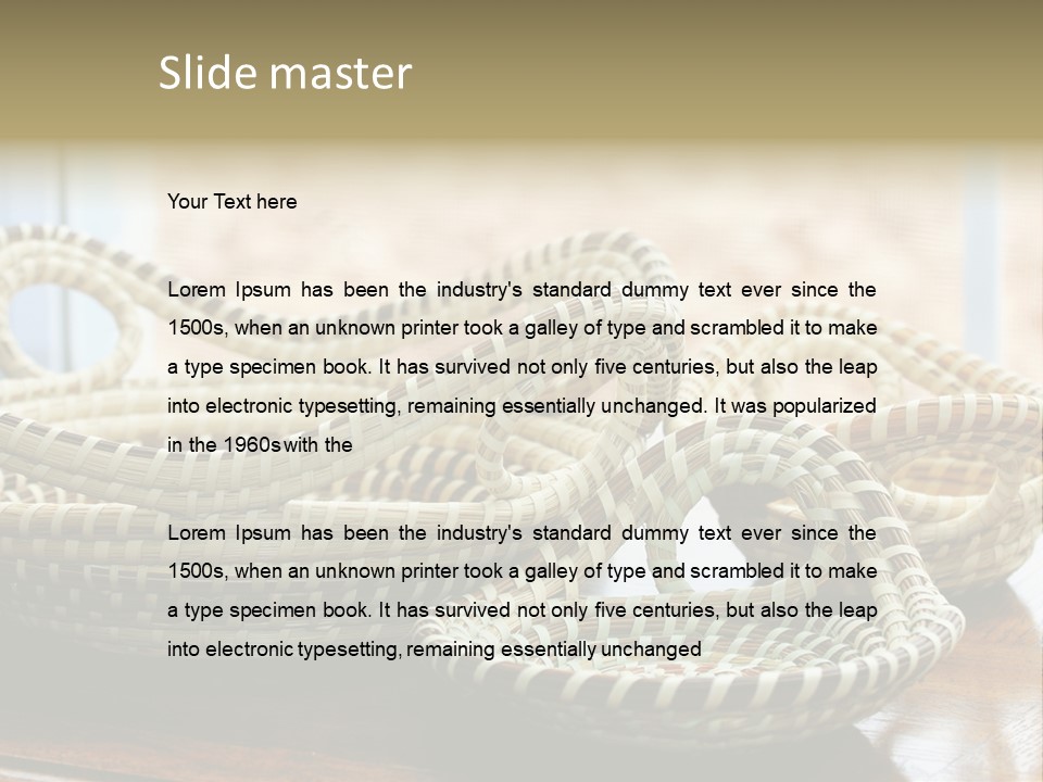 Reliable Flying Equipment PowerPoint Template