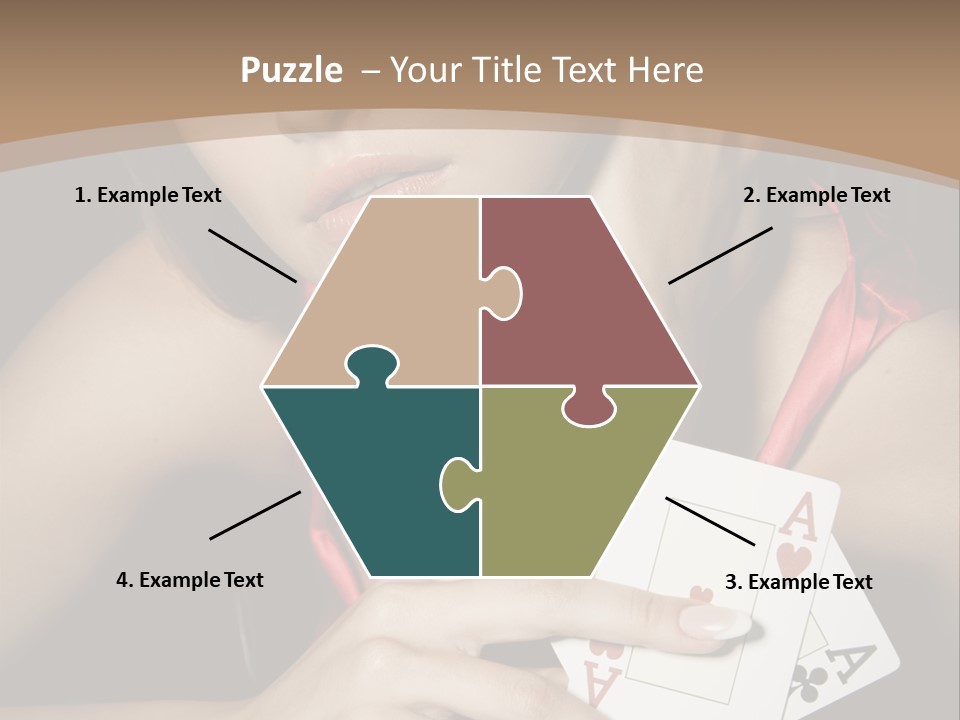 Sensual Woman Rich PowerPoint Template