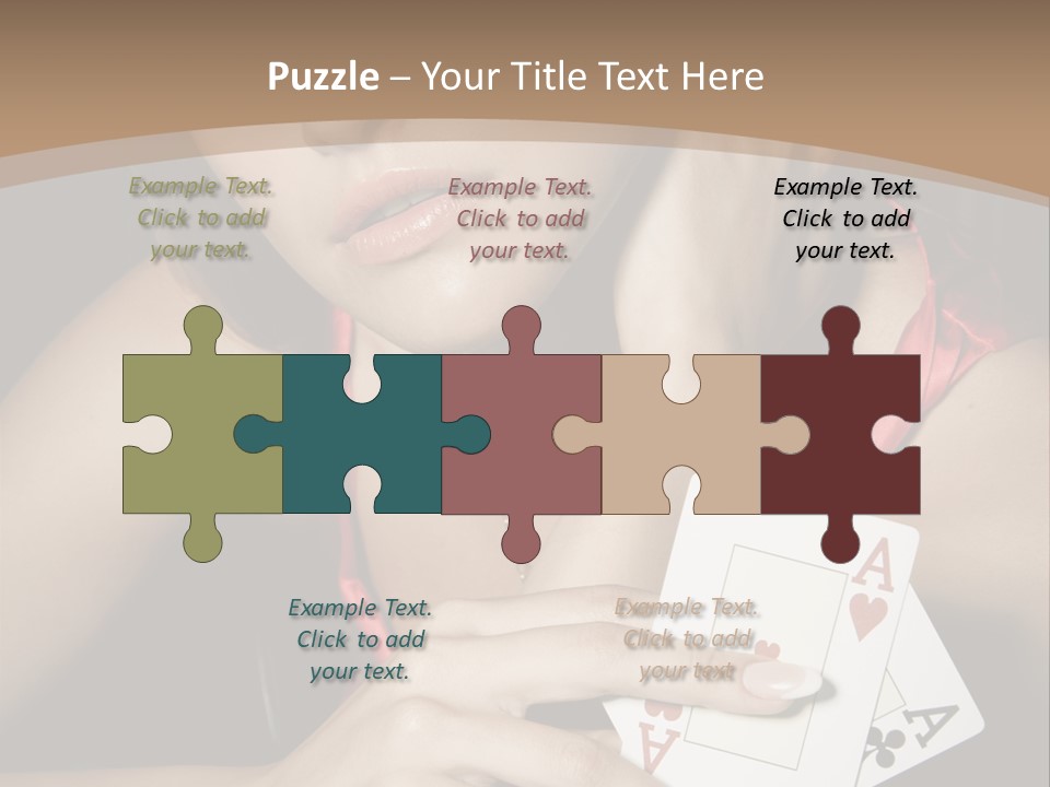 Sensual Woman Rich PowerPoint Template