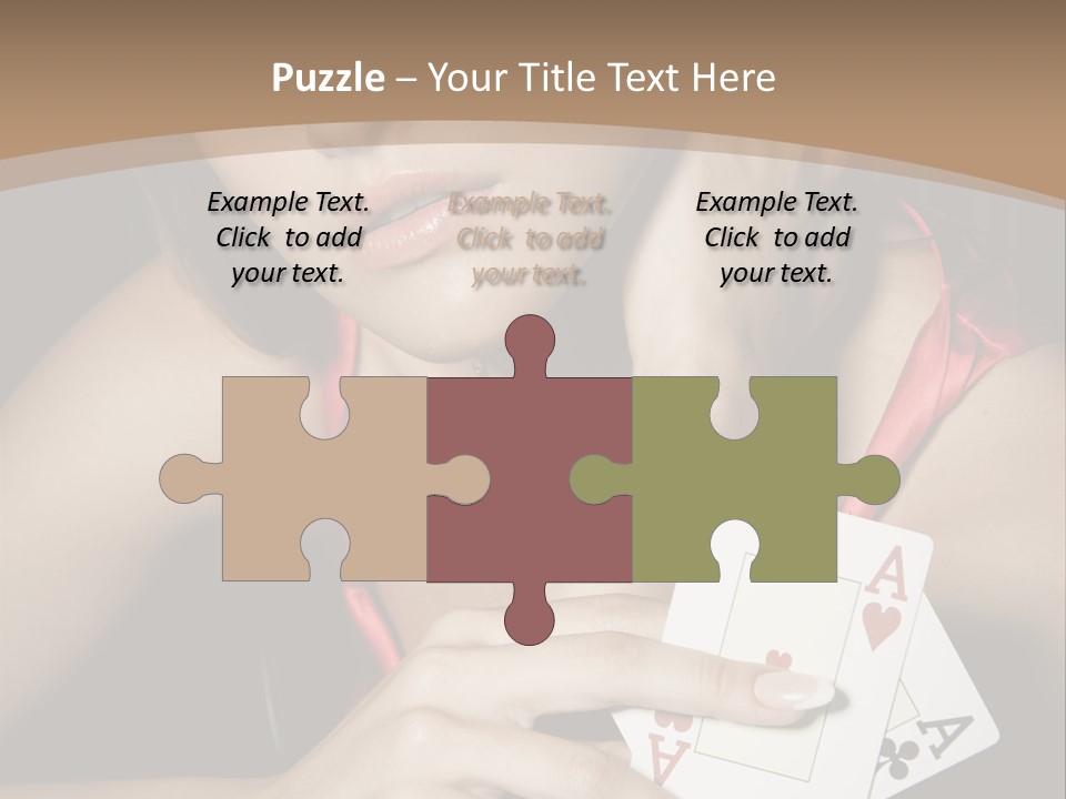 Sensual Woman Rich PowerPoint Template