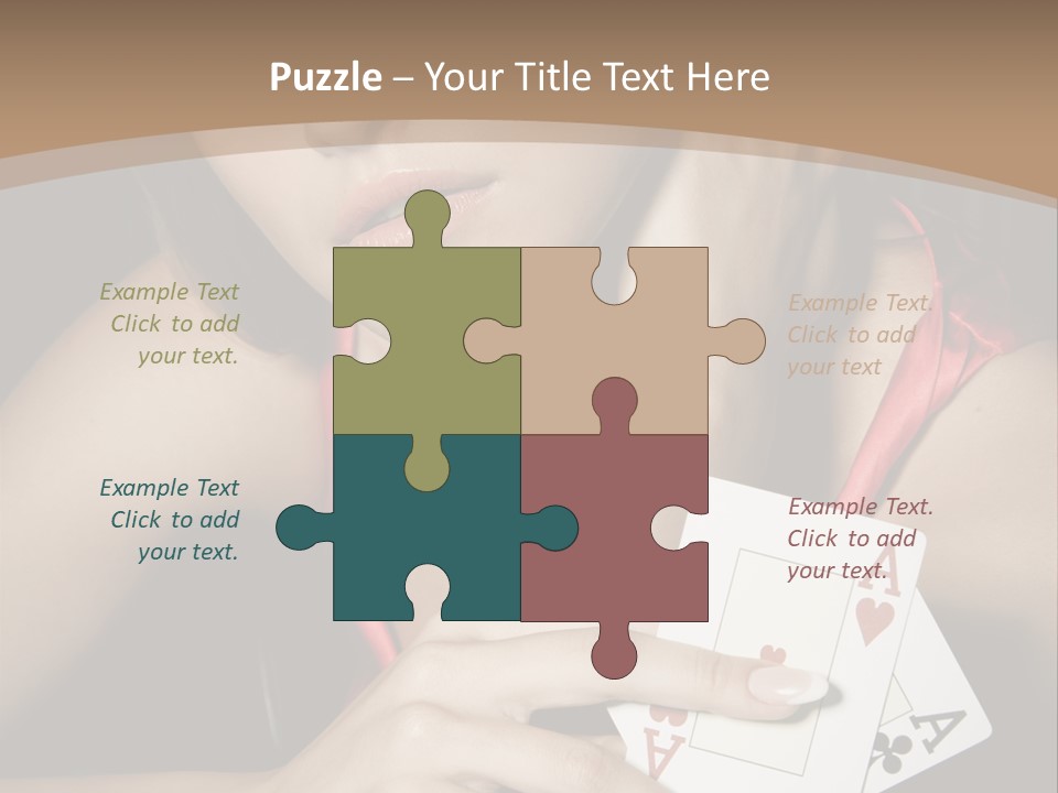 Sensual Woman Rich PowerPoint Template