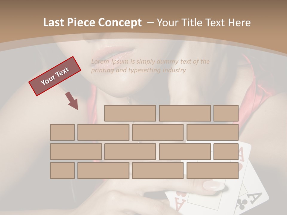 Sensual Woman Rich PowerPoint Template