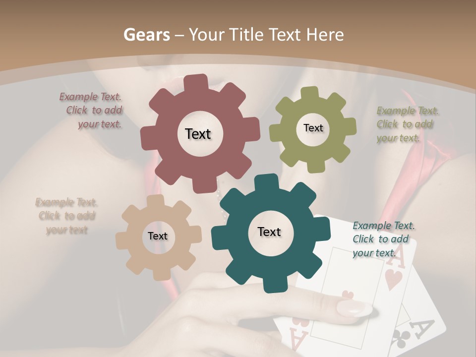 Sensual Woman Rich PowerPoint Template