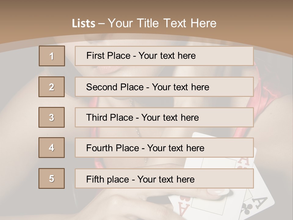 Sensual Woman Rich PowerPoint Template