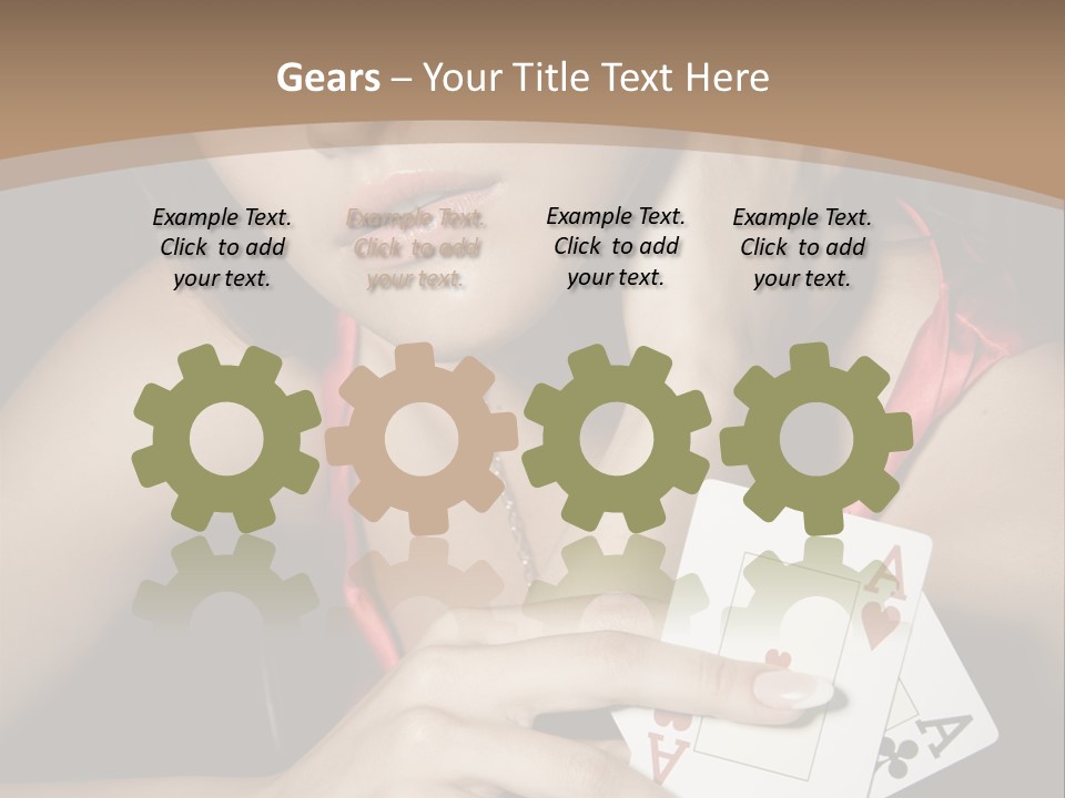 Sensual Woman Rich PowerPoint Template