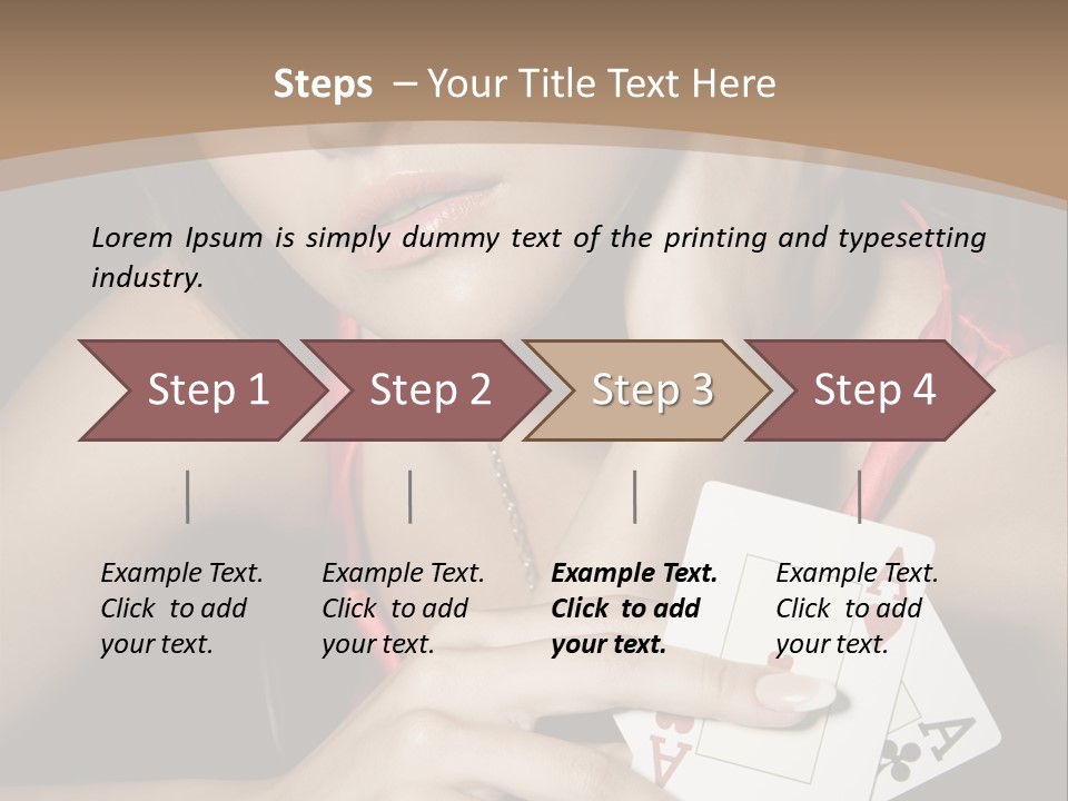 Sensual Woman Rich PowerPoint Template