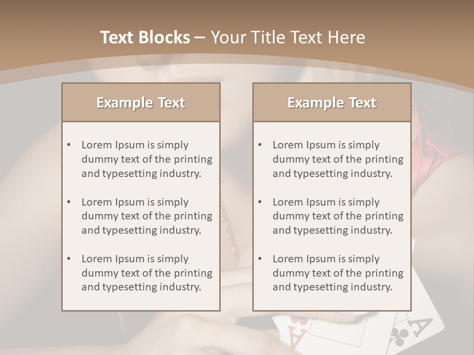 Sensual Woman Rich PowerPoint Template