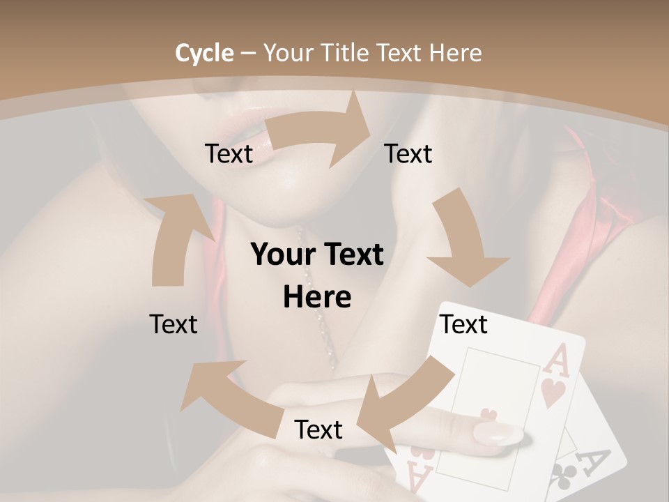 Sensual Woman Rich PowerPoint Template