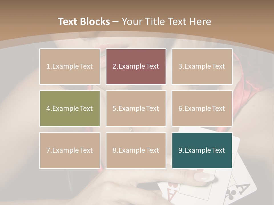 Sensual Woman Rich PowerPoint Template