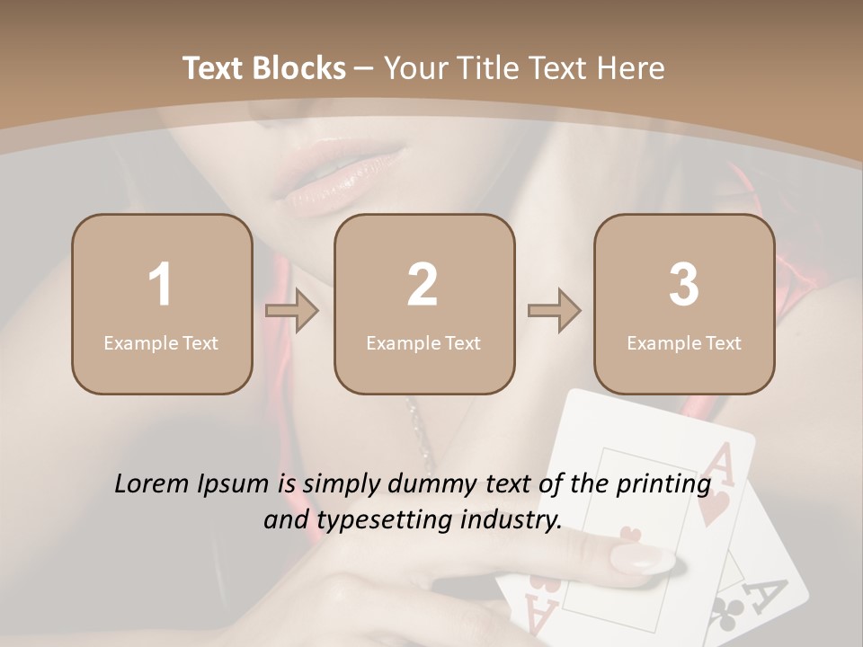 Sensual Woman Rich PowerPoint Template