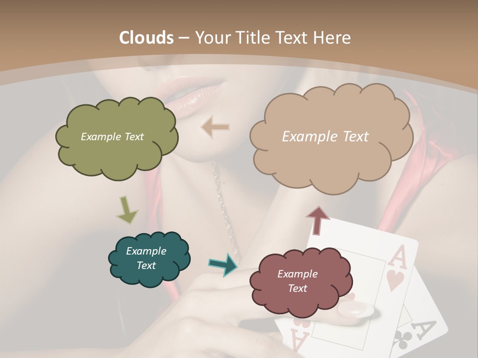 Sensual Woman Rich PowerPoint Template