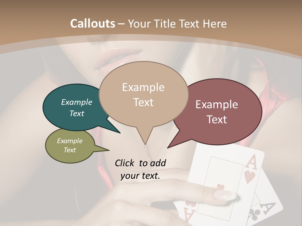 Sensual Woman Rich PowerPoint Template