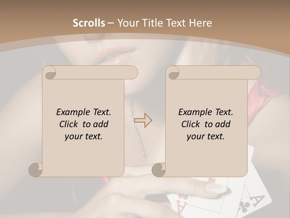 Sensual Woman Rich PowerPoint Template