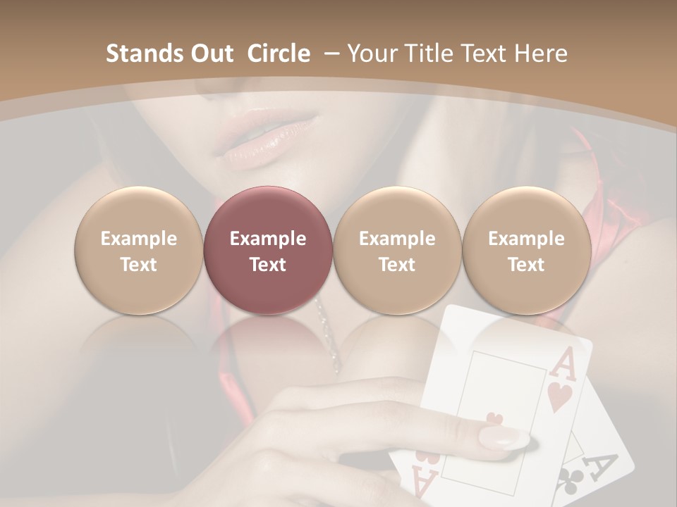 Sensual Woman Rich PowerPoint Template