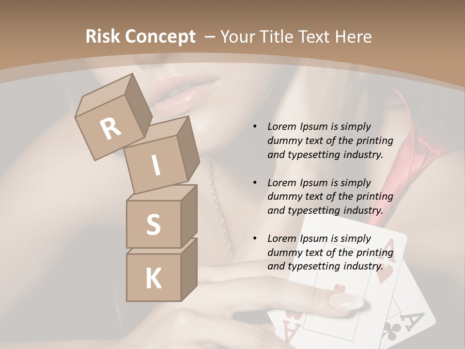 Sensual Woman Rich PowerPoint Template