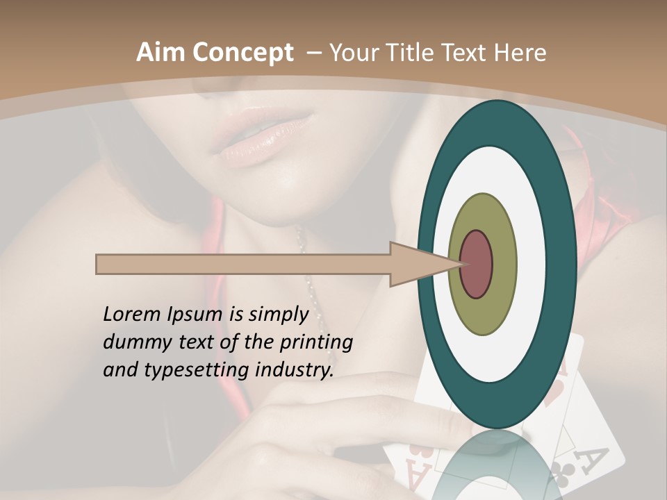 Sensual Woman Rich PowerPoint Template