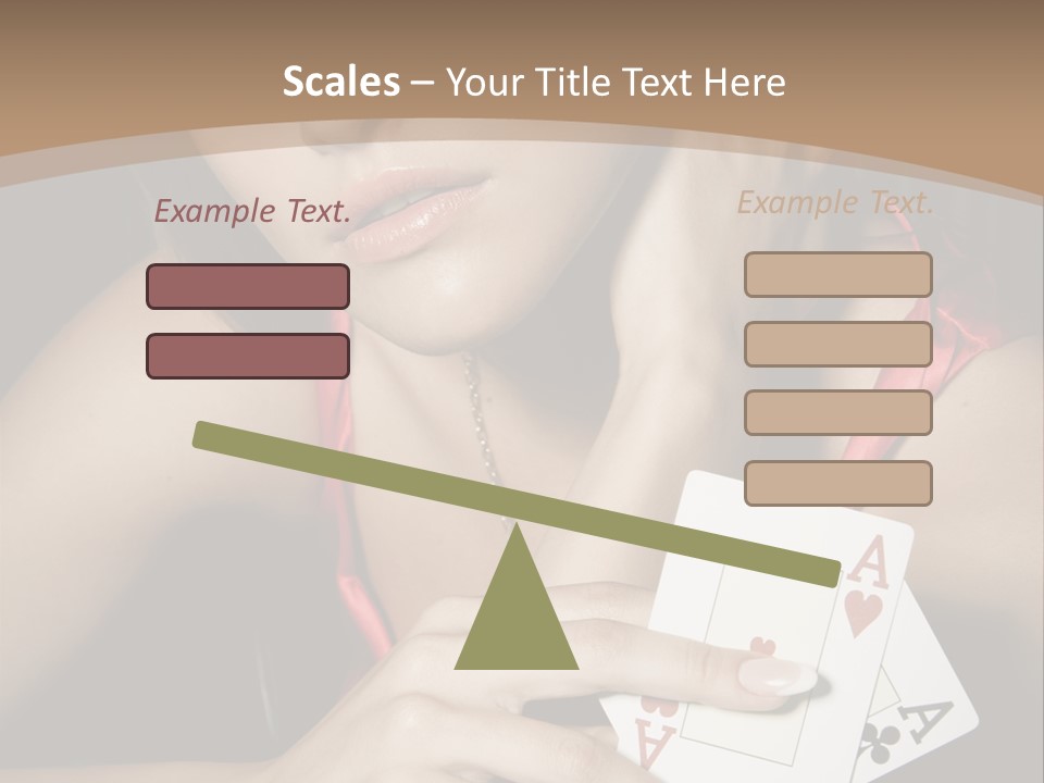 Sensual Woman Rich PowerPoint Template