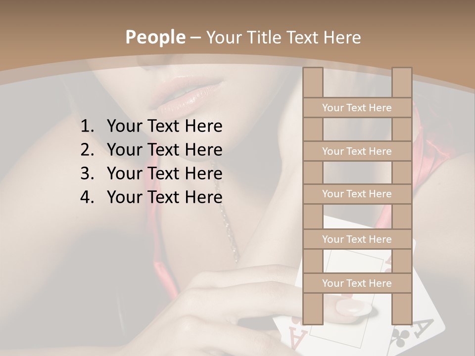 Sensual Woman Rich PowerPoint Template