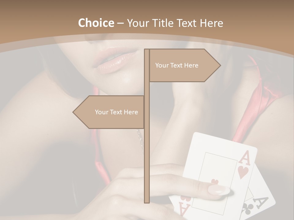 Sensual Woman Rich PowerPoint Template