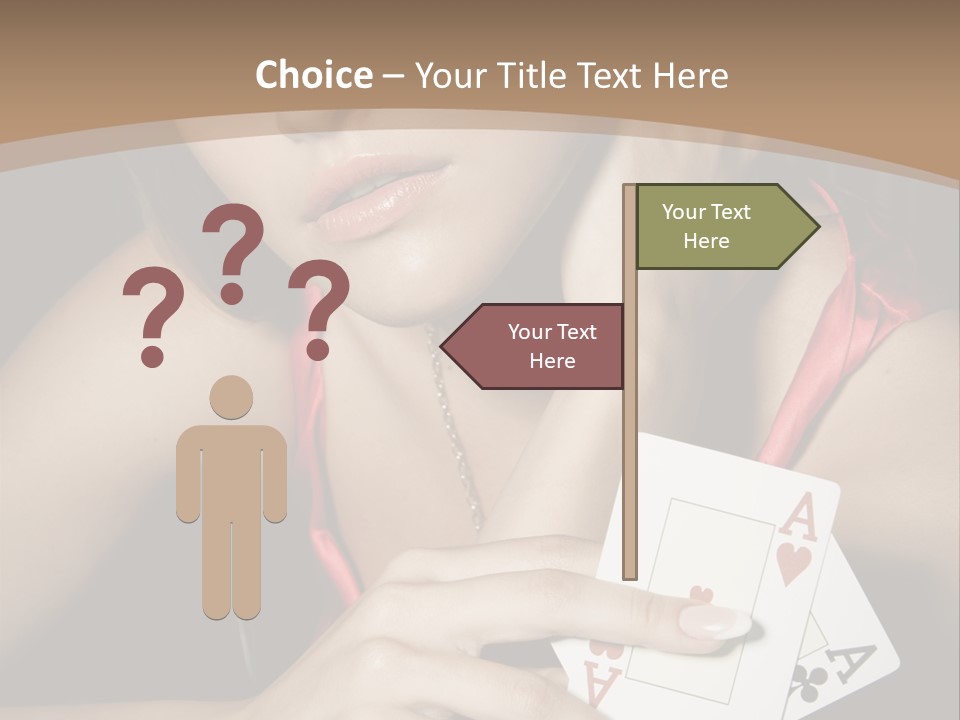 Sensual Woman Rich PowerPoint Template