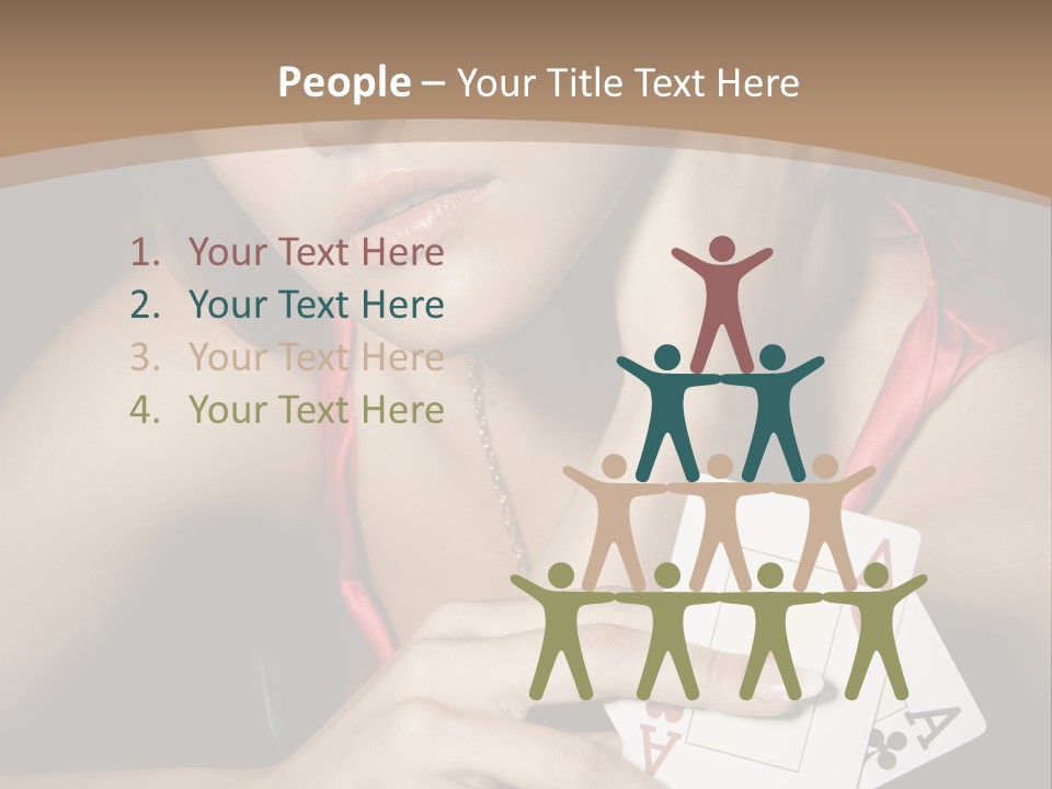 Sensual Woman Rich PowerPoint Template