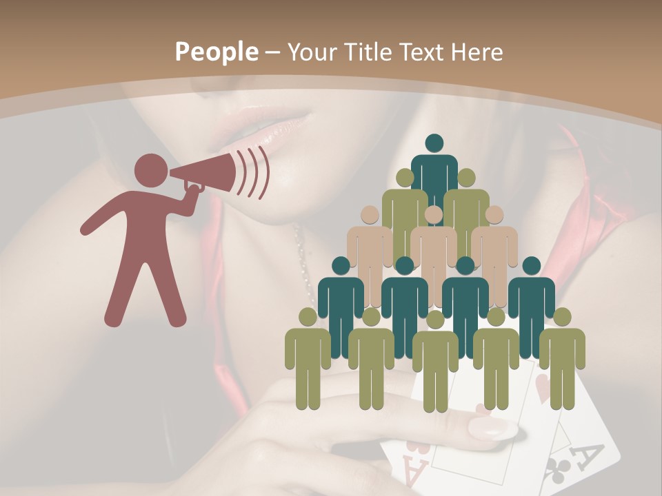 Sensual Woman Rich PowerPoint Template