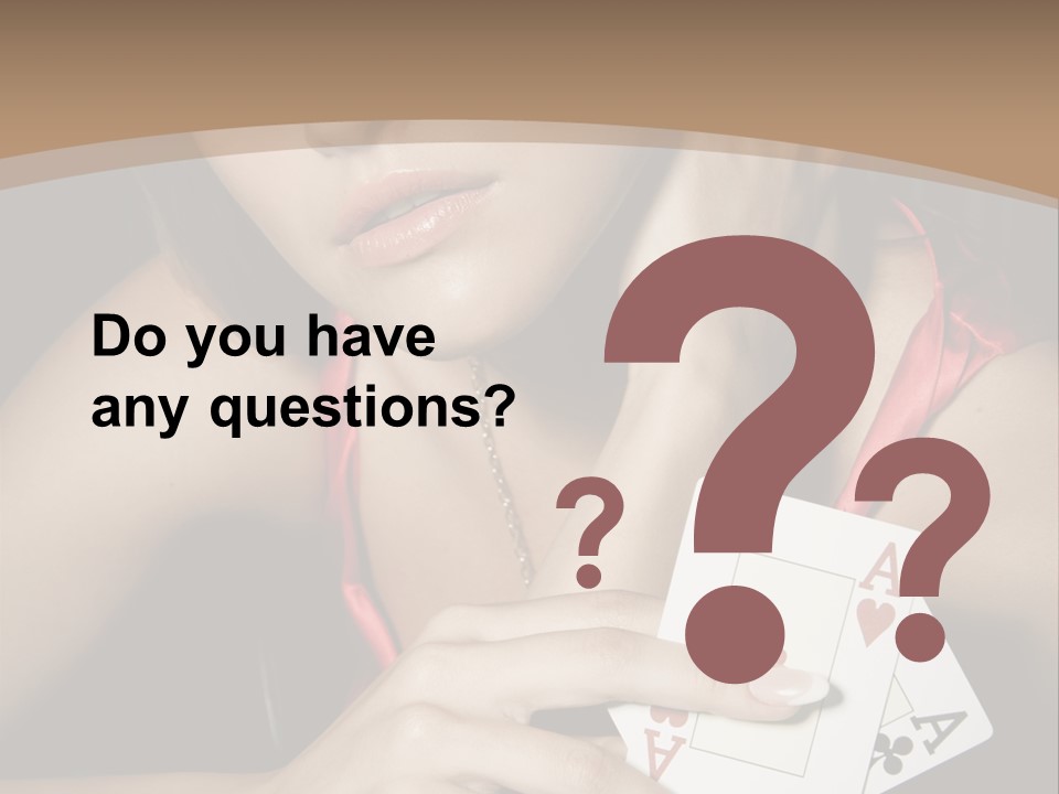 Sensual Woman Rich PowerPoint Template