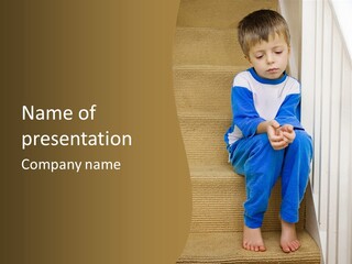 Alone Bullying Orphan PowerPoint Template