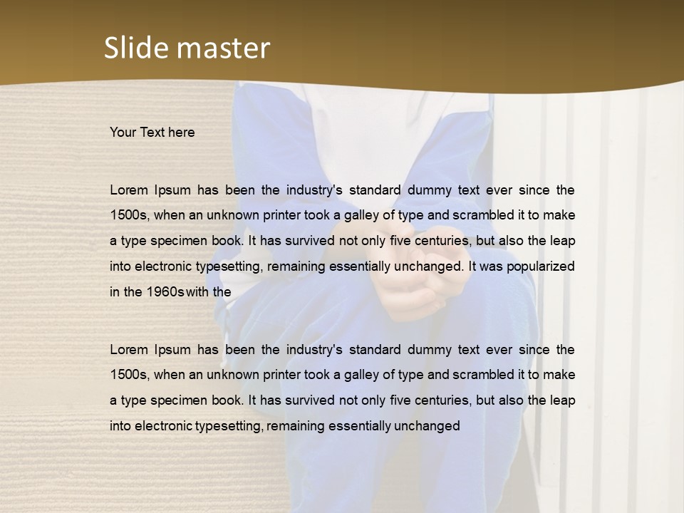 Alone Bullying Orphan PowerPoint Template