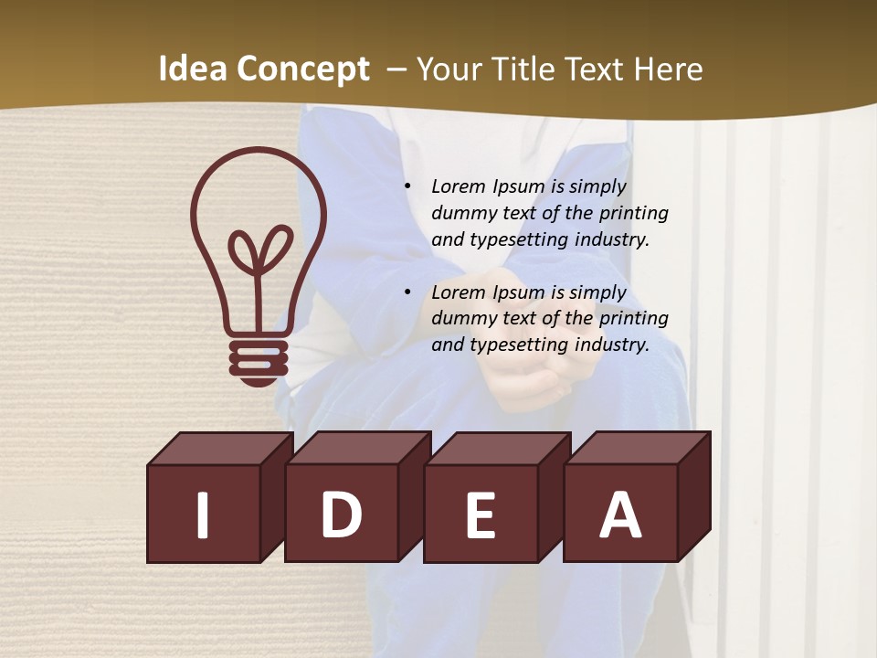 Alone Bullying Orphan PowerPoint Template