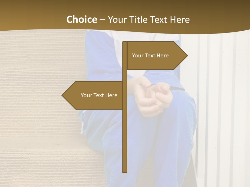 Alone Bullying Orphan PowerPoint Template