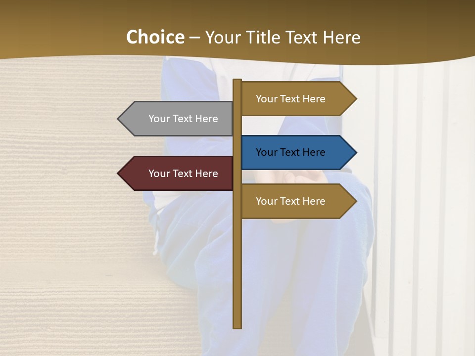 Alone Bullying Orphan PowerPoint Template