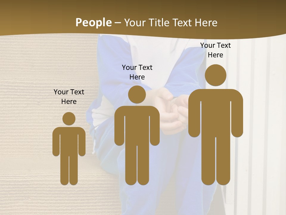 Alone Bullying Orphan PowerPoint Template