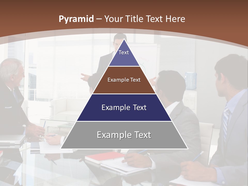 Laptop Partner Businesspeople PowerPoint Template