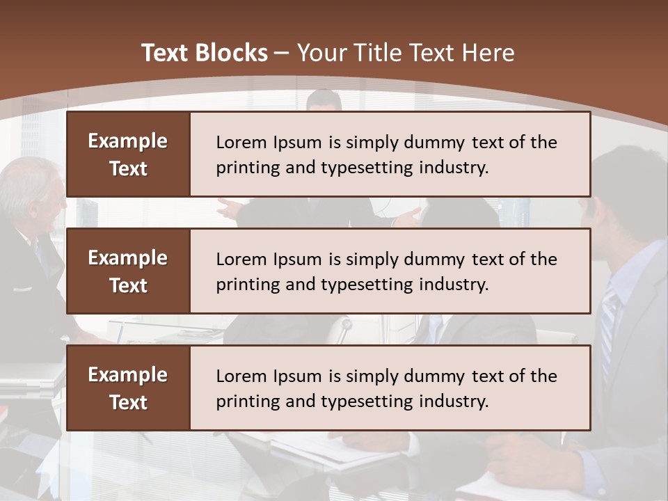 Laptop Partner Businesspeople PowerPoint Template