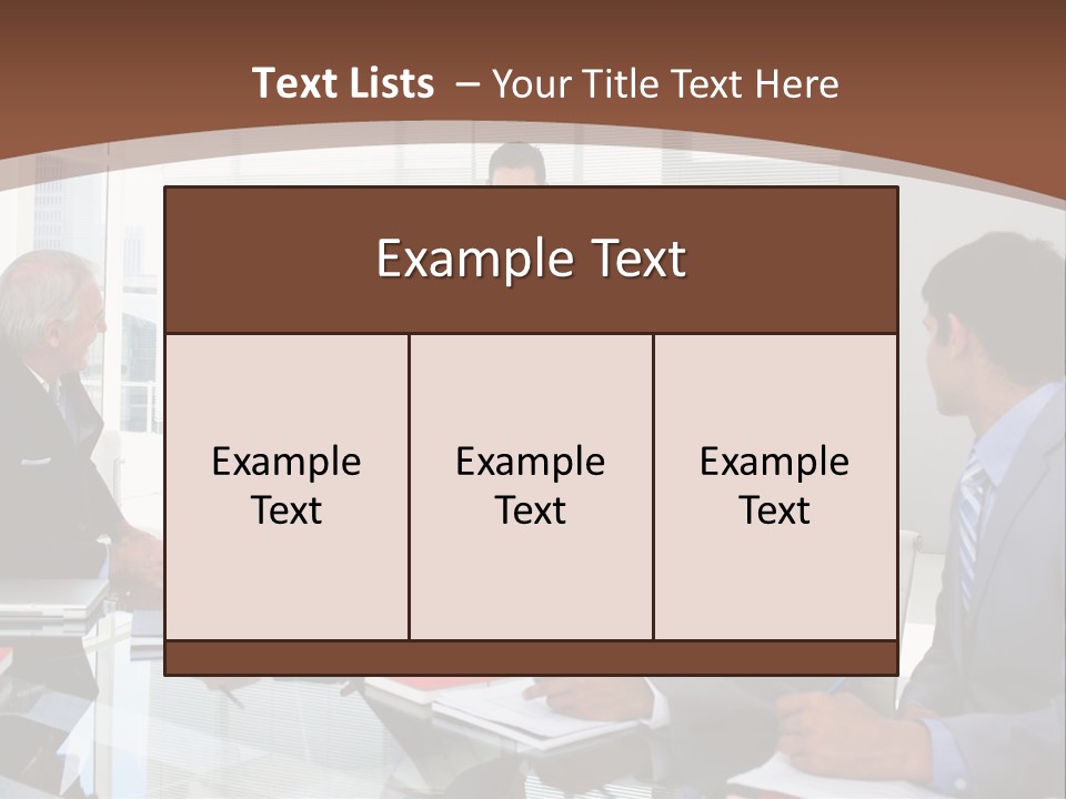 Laptop Partner Businesspeople PowerPoint Template