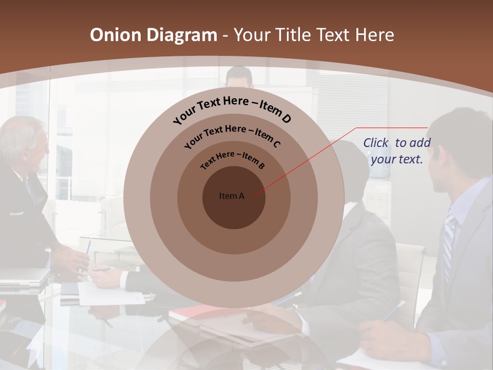 Laptop Partner Businesspeople PowerPoint Template