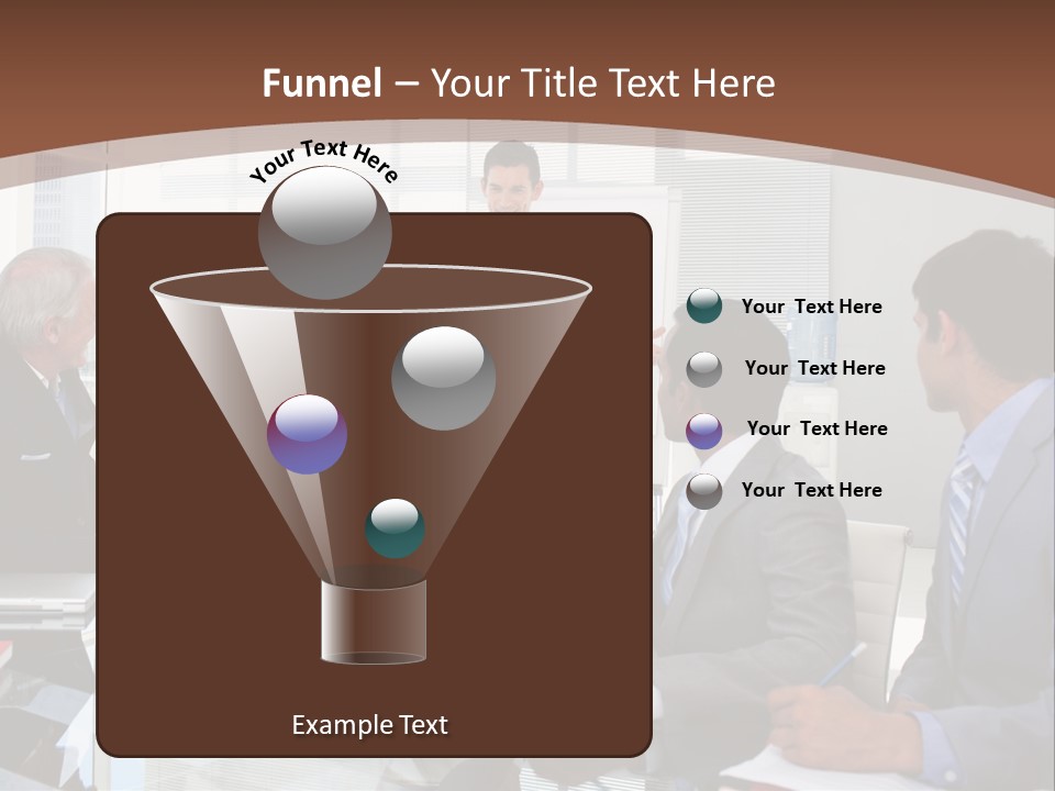 Laptop Partner Businesspeople PowerPoint Template