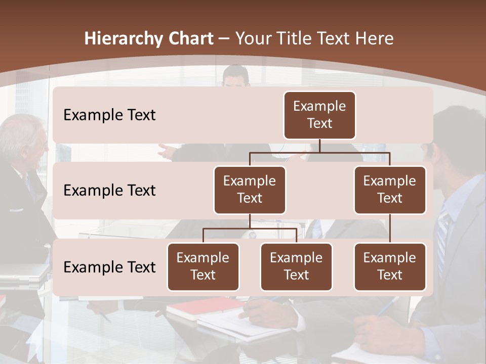 Laptop Partner Businesspeople PowerPoint Template