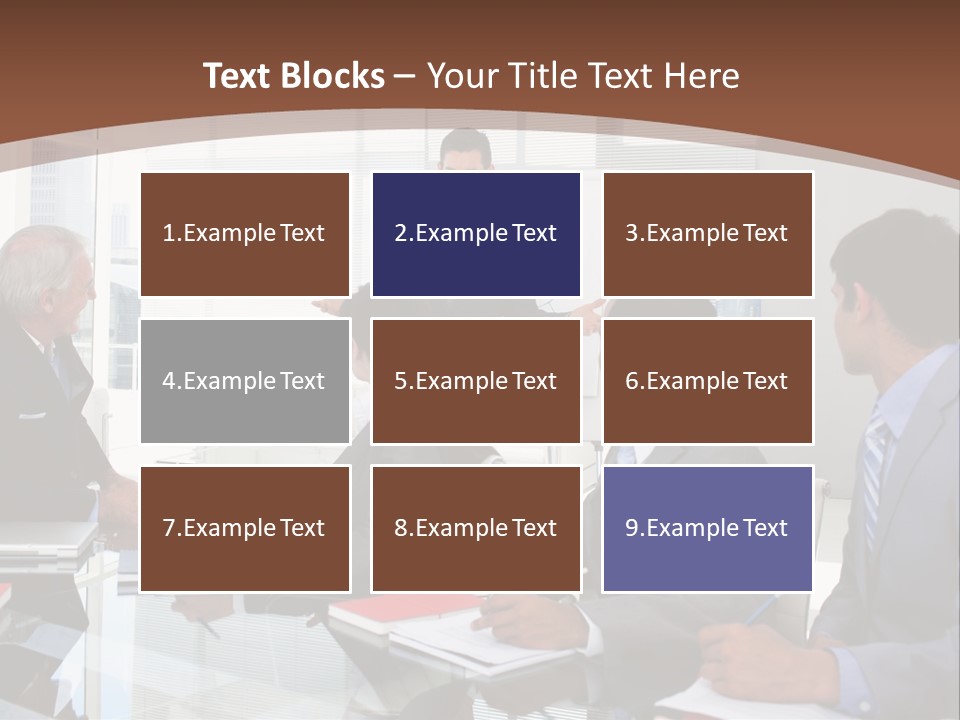 Laptop Partner Businesspeople PowerPoint Template