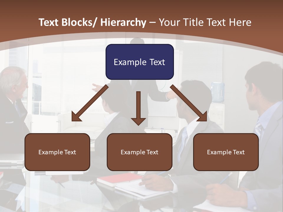 Laptop Partner Businesspeople PowerPoint Template