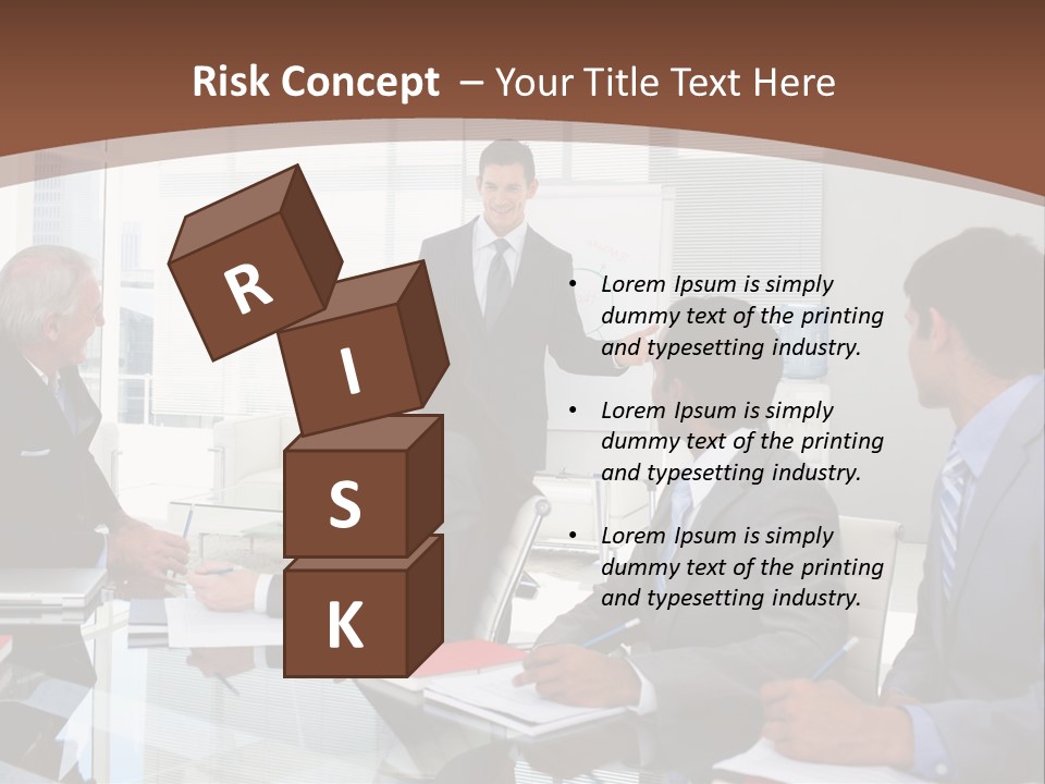 Laptop Partner Businesspeople PowerPoint Template