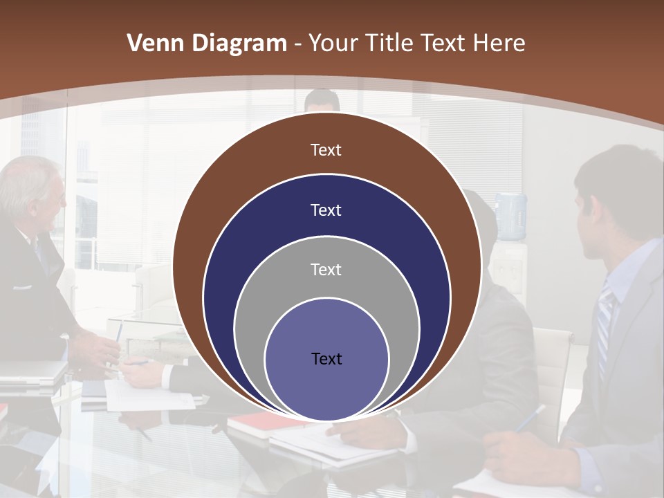 Laptop Partner Businesspeople PowerPoint Template