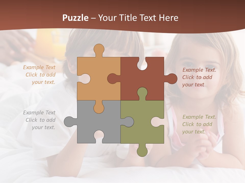 Relaxing Kid People PowerPoint Template