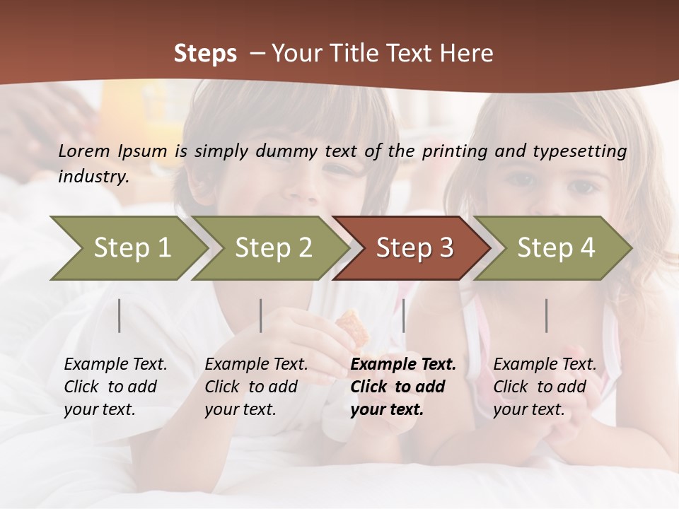 Relaxing Kid People PowerPoint Template