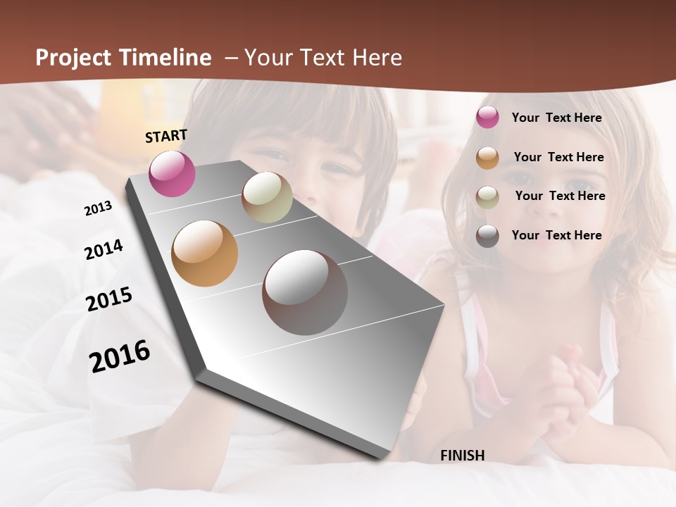Relaxing Kid People PowerPoint Template
