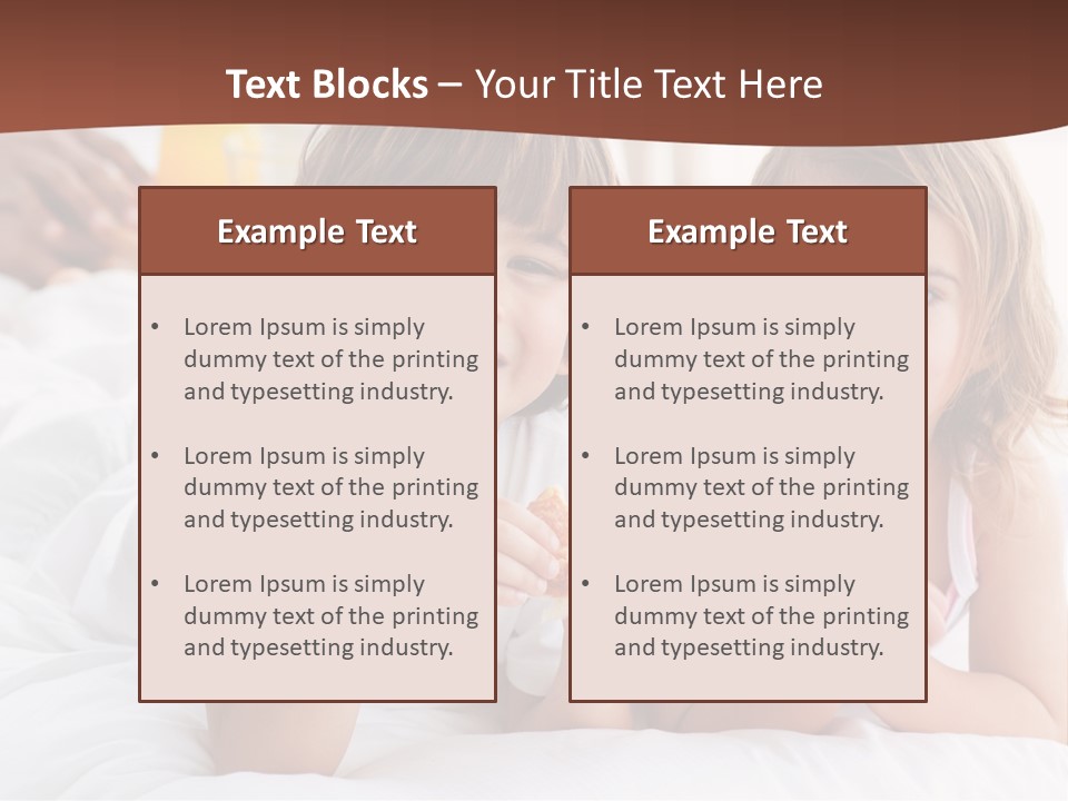 Relaxing Kid People PowerPoint Template