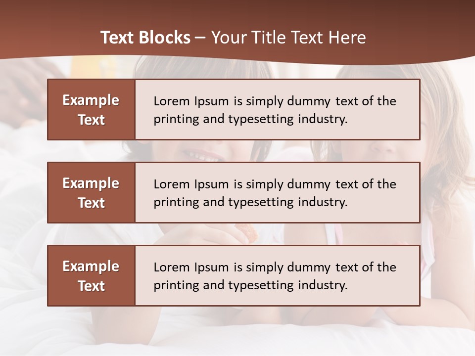 Relaxing Kid People PowerPoint Template